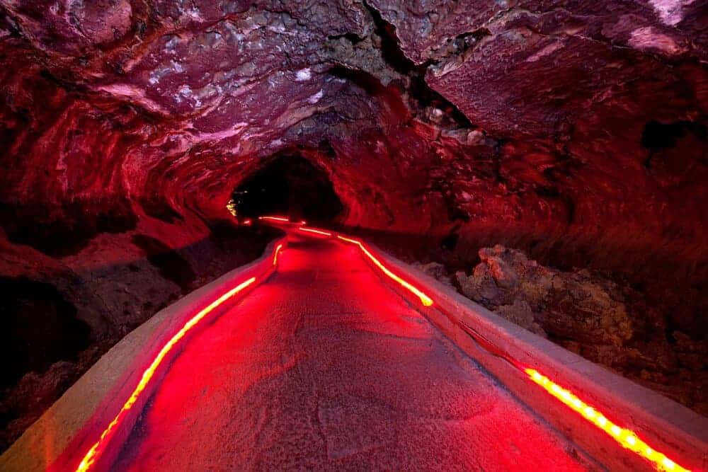 image showing a cave in Lava Beds National Monument