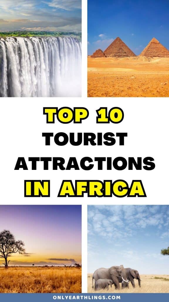 image showing some of the top ten tourist attractions in africa