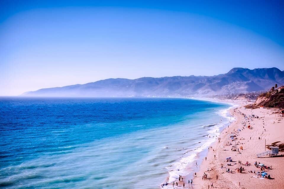 image showing malibu beach in calfiornia